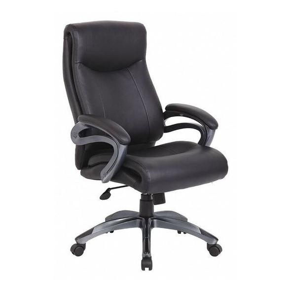 Manufacturer Varies Executive Chair,High Back,Leather Seat 452R19