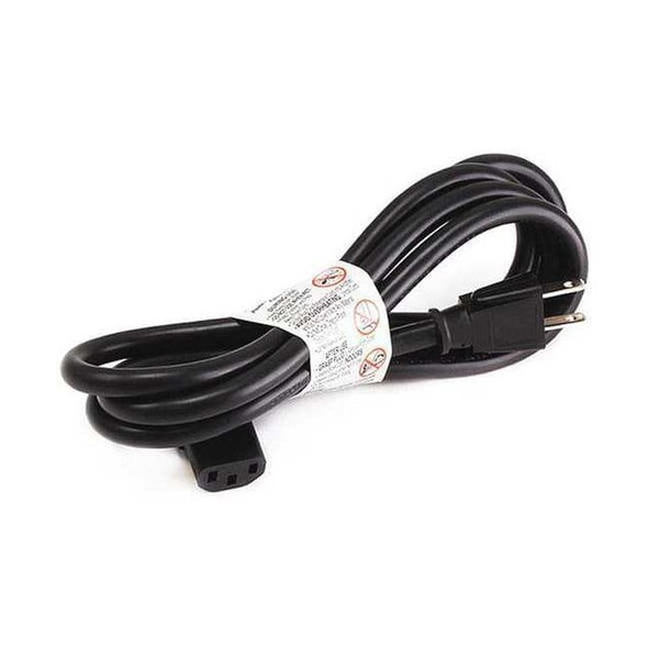 Manufacturer Varies PC Power Cord, 5-15P, IEC C13, 10 ft., Blk, 15A 20PX10ID