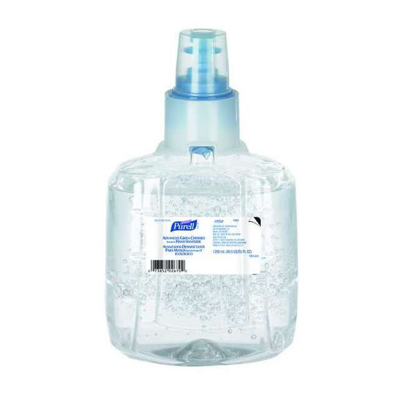 Purell Hand Sanitizer, Green Certified, Gel, 1200mL LTX-12 Refill, PK2 1903-02