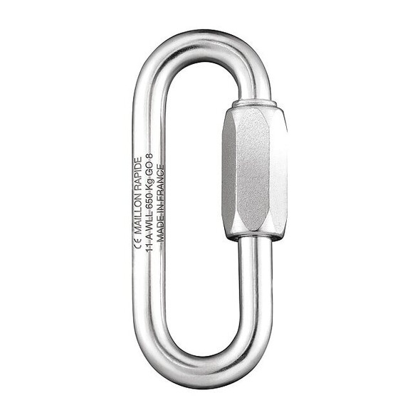 Maillon Rapide Connecting Link,1/2 in,3,300 lb Load Cap G-120-SS