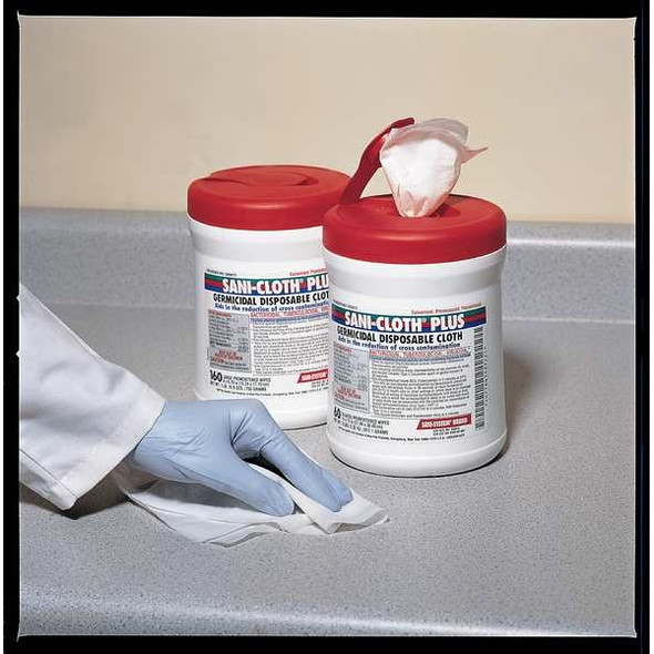 Pdi Disinfecting Wipes, 7-1/2 x 15", 65 Wipes Q85084