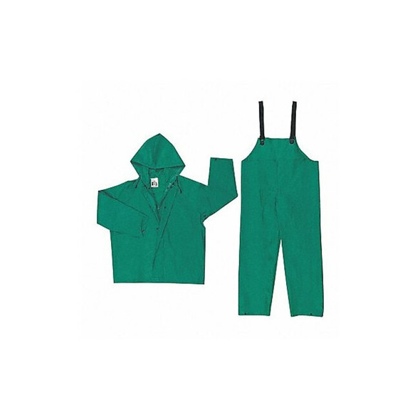 Mcr Safety Dominator PVC/Poly/PVC Suit,Green,2XL 3882X2 Mcr Safety Dominator PVC/Poly/PVC Suit,Green,2XL 3882X2