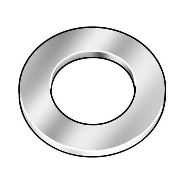 Flat Washer, For Screw Size 7/8" ,Steel Hot Dipped Galvanized Finish, 25 PK