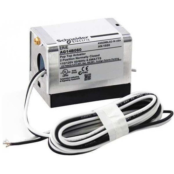Erie Actuator,120V,N/C On/Off,6in Leads AG14B060