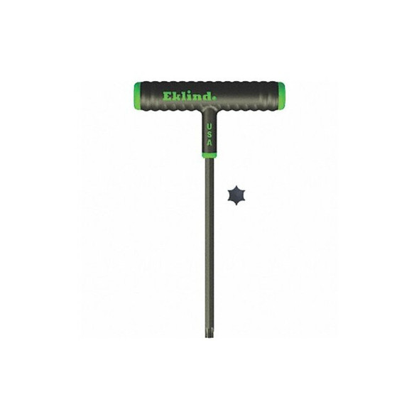 Eklind Ergonomic Torx Key, T9 Tip Size, 6 in Long 68609