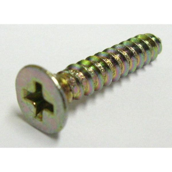 Con-Sert Screws Masonry Screw, 5/32" Dia., Flat, 1 1/2 in L, Carbon Steel Yellow Zinc, 100 PK