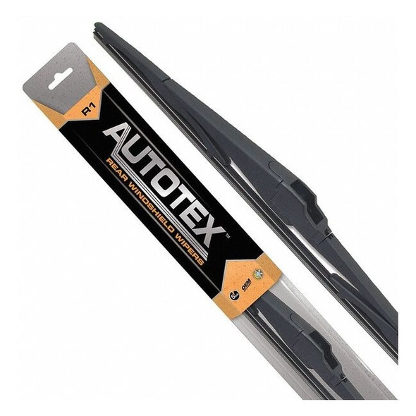 Autotex Wiper Blade,Rear,Metal,Rubber,16 In. R1-16
