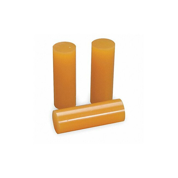 Hot Melt Adhesive, Clear, 1/2 in Dia, 12 in L, 50 sec Begins to Harden, 143 PK