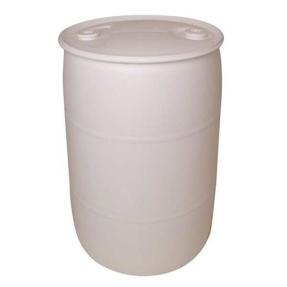 Closed Head Transport Drum, Polyethylene, 55 gal, Unlined, White