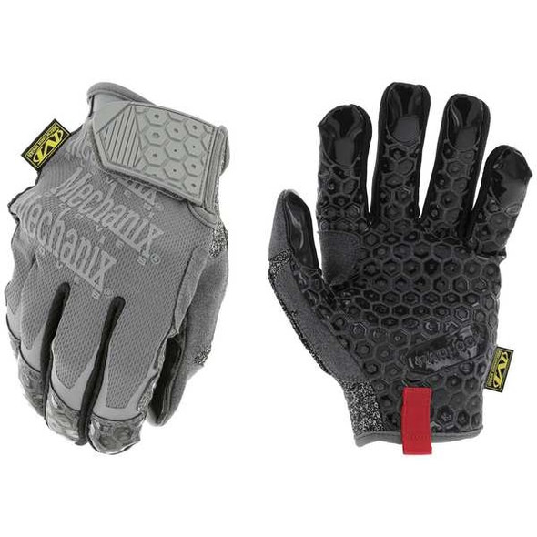 Mechanix Wear Mechanics Gloves, TrekDry Back, Hook-and-Loop, Gray, M BCG-08-009