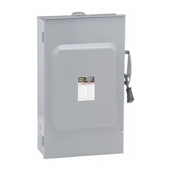 Square D Nonfusible, Safety Switch, General Duty, 240 V, 3PST DU324RB