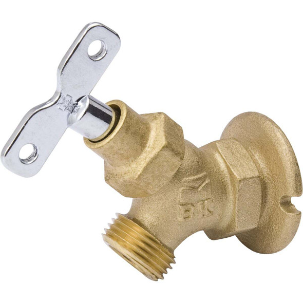 Proline 3/4 In. FIP x 3/4 In. MHT Brass Heavy-Duty Sillcock 108-034HC