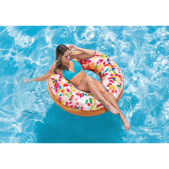 Intex 45 In. Sprinkle Donut Pool Tube Float 56263EP 800474