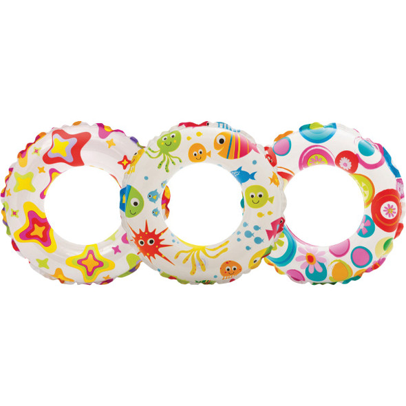 Intex 20 In. Lively Print Pool Tube Float 59230EP