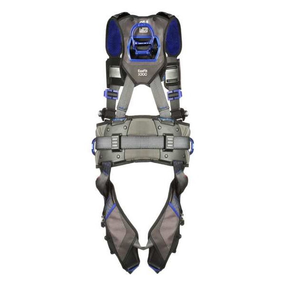 ExoFit(TM) X300 Fall Protection Harness, XL, 420 lb, Quick-Connect Chest/ Quick-Connect Leg Straps