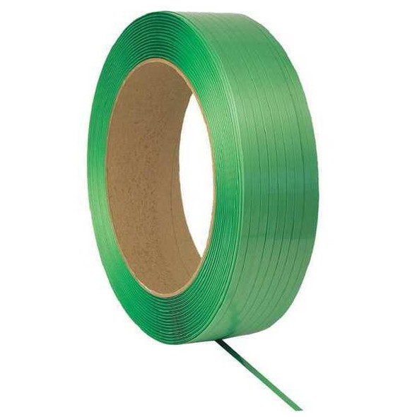 Manufacturer Varies Plastic Strapping,4000ft L,35 mil,Green 33RZ12