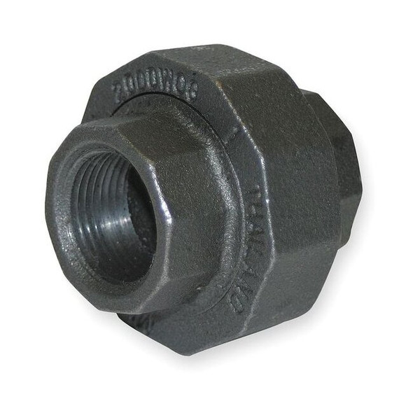 Union Union, 1-1/2" Pipe, FNPT, Malleable Iron, Class 300
