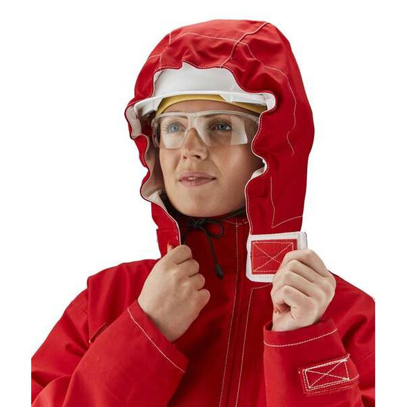 Ansell Hood,Universal,Red,Polyester 66-664 Ansell Hood,Universal,Red,Polyester 66-664