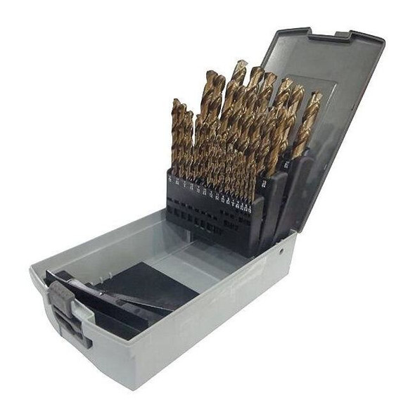 Manufacturer Varies Split Point Drill Bit Set, Cobalt, 29-Piece 10D228