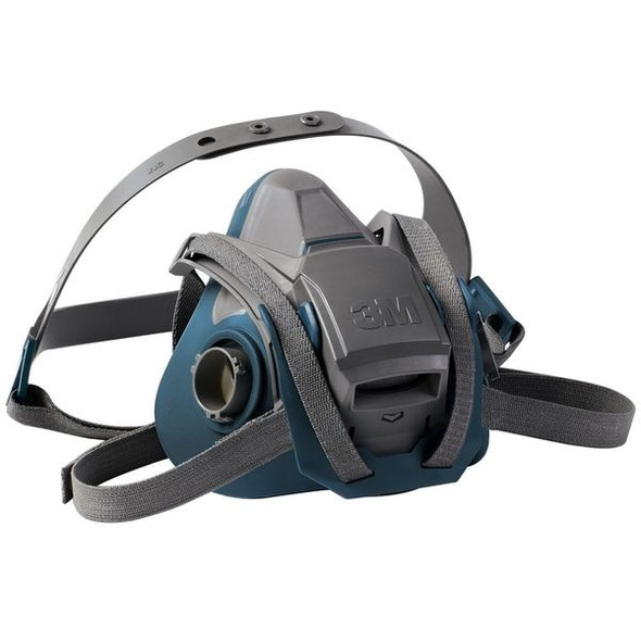 Half Mask Respirator, Rugged Comfort 6500, Not Rated, Bayonet, Size, L 0 Cartridges Included