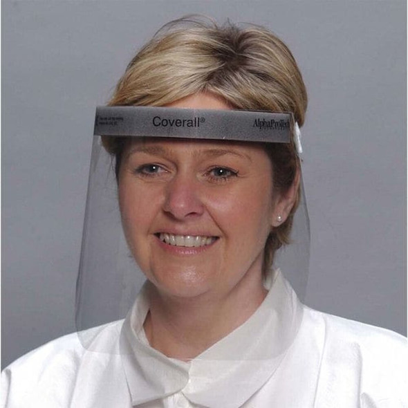 Disposable Face Shield Assembly, Clear Visor, Polyester, Anti-Fog Lens  2807