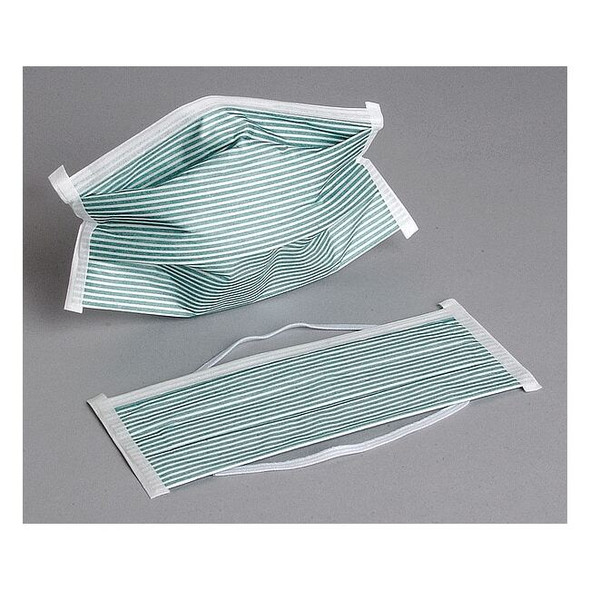 Disposable Respirator, N95, Flat-Fold, Dual, Adjustable, Metal Nose Clip, M