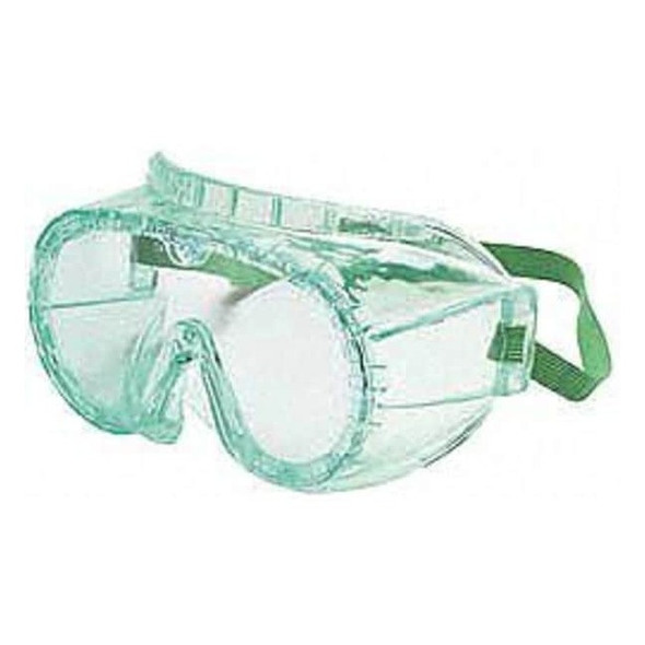 Safety Goggles, Clear Lens, Anti-Fog, Non-Vented, Cloth Strap, 881 Series