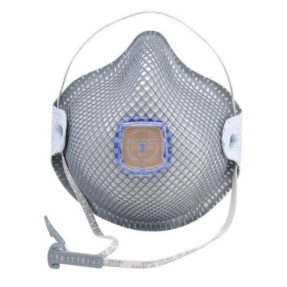 Disposable Respirator, R95, Molded, Dual, Non-Adjustable, Molded Nose Bridge, M