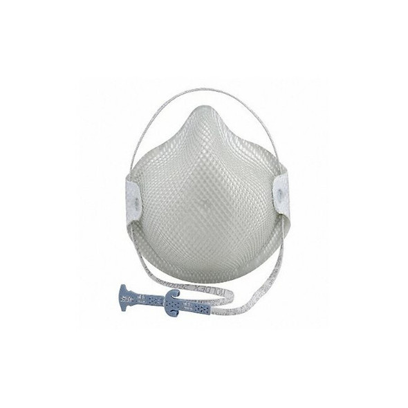 Disposable Respirator, N95, Molded, Dual, Non-Adjustable, Molded Nose Bridge, M