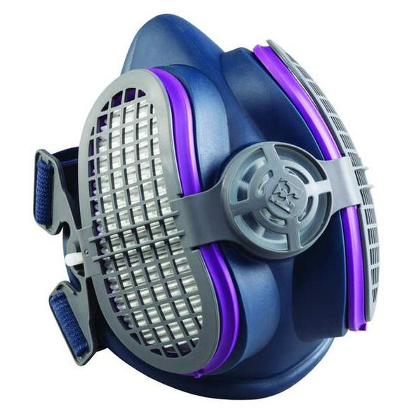 Half Mask Respirator, LPR-100, Includes Two P100 Filters, Medium/Large