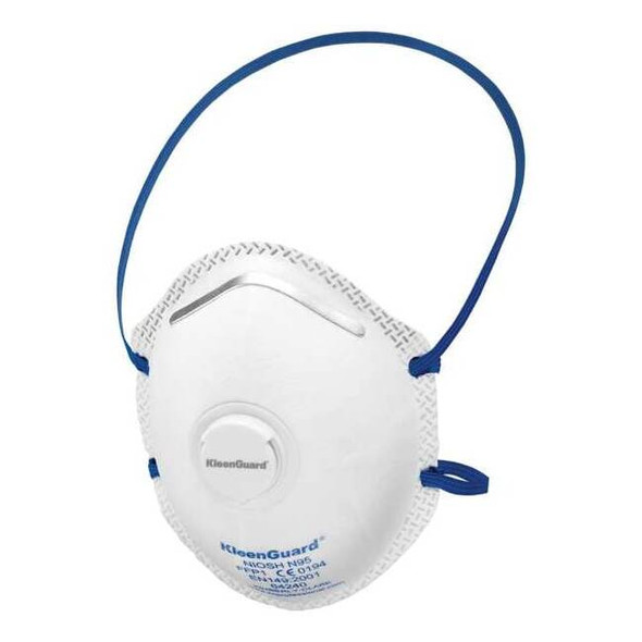 Disposable Respirator, N95, Molded, Dual, Non-Adjustable, Metal Nose Clip, M