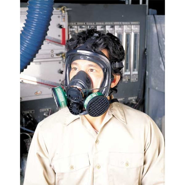 Full Facepiece Respirator, 7600 Series, Silicone, Threaded, Includes Speaking Diaphragm, S