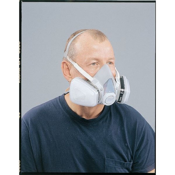 3m Half Mask Respirator Kit,M,Gray 52P71