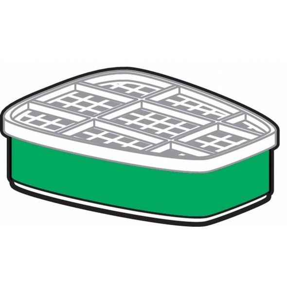 3m Cartridge,Green,Bayonet,PK2 6004