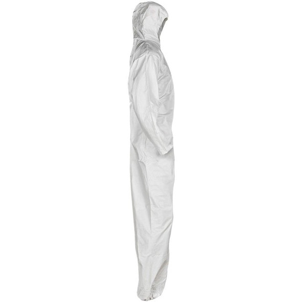 Kleenguard Hooded Coveralls,XL,White,SMMMS,PK24 49114 Kleenguard Hooded Coveralls,XL,White,SMMMS,PK24 49114