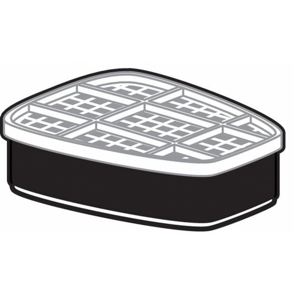 3m Cartridge, 3M 6000/FF-400 Series, Organic Vapor (OV), Bayonet, Black, PK2 6001