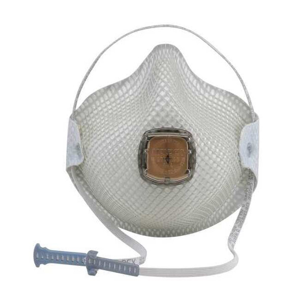 Disposable Respirator, N95, Molded, Dual, Non-Adjustable, Molded Nose Bridge, M