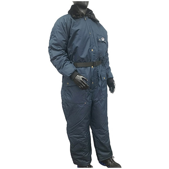 22013 Coverall, Nylon, 840 den Fabric Weight, 30 in Inseam, Navy, M