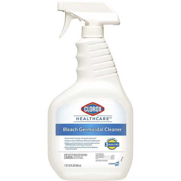 Cleaner and Disinfectant, 32 oz. Trigger Spray Bottle, Unscented, 6 PK