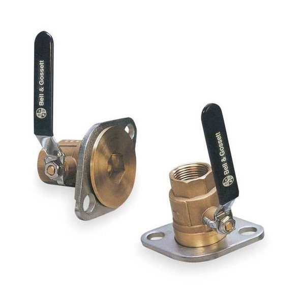 Bell & Gossett Flange,Brass/Steel,Sweat,11/4in,PK2 101223LF