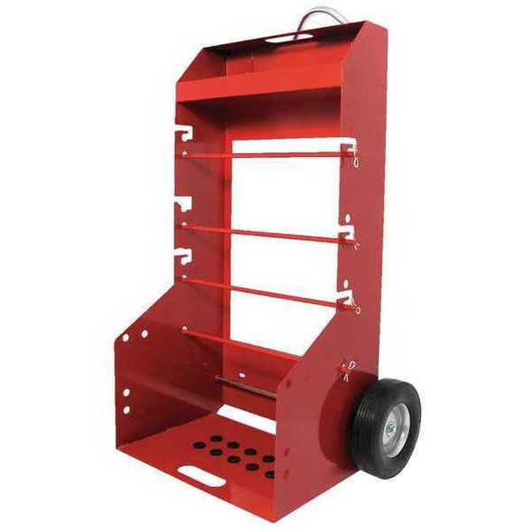 Dayton Wire Spool Cart,Portable,H 51-3/8 In 34D659