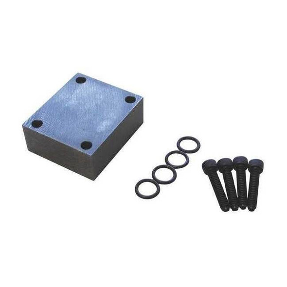 Parker Cover Plate,1.69 in L,Aluminum SPD2C1EN35