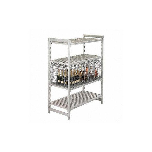 Cambro Security Cage,18 x 25.25 x 42.5",Silver EACSSC244818000 Cambro Security Cage,18 x 25.25 x 42.5",Silver EACSSC244818000