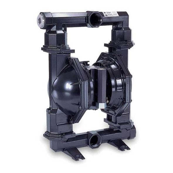 Aro Double Diaphragm Pump, Aluminum, Air Operated, PTFE, 90 GPM 666150-244-C