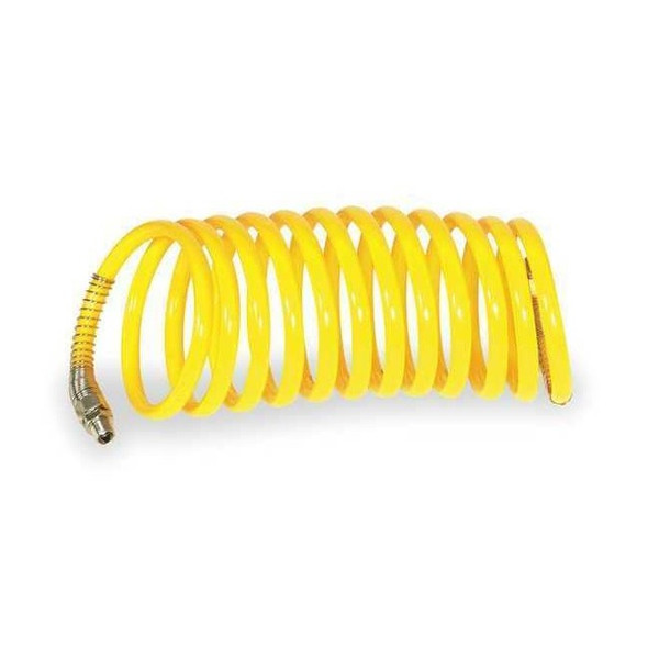 Speedaire 1/2" ID x 50 ft Nylon Coiled Air Hose 170 PSI YL 1VEJ6