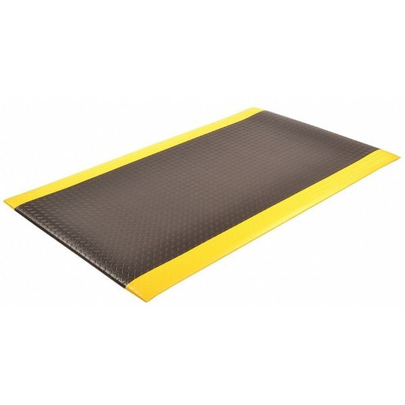 Antifatigue Mat, 16 ft. L x 2 ft. W, 1/2" Thickness, Closed Cell PVC Foam, Diamond Plate