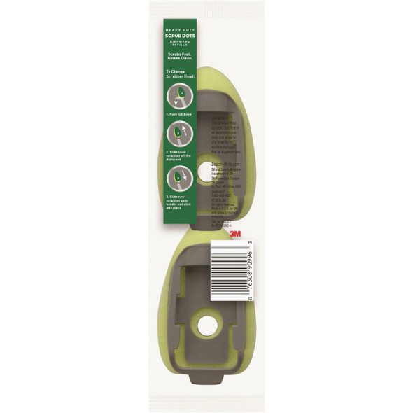 Scotch-Brite Scrub Dots Heavy Duty Dishwand Refills 488-2-7 622608