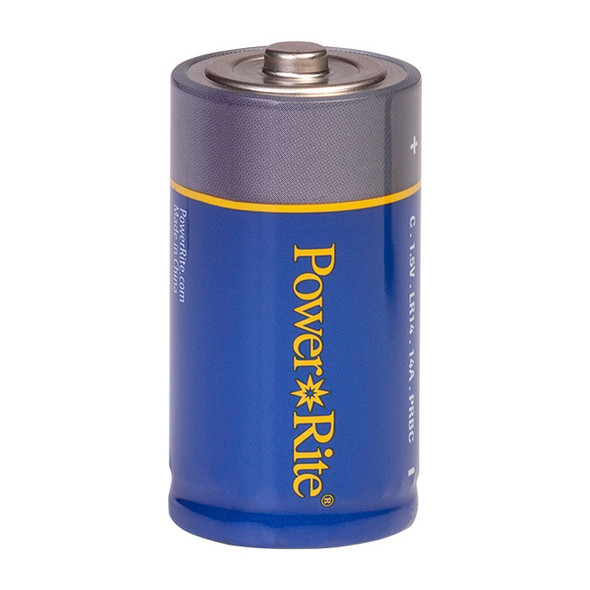 Power Rite® C Alkaline Battery, 2/Pkg