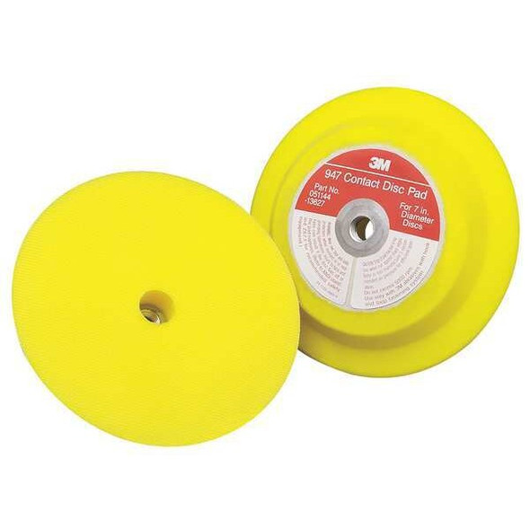 3m Disc Pad Holder,7in D,6000 RPM,Threaded 7000028353
