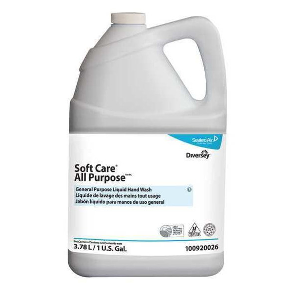 Soft Care Liquid Hand Soap,Bottle,1 gal.,PK4 100920026 Soft Care Liquid Hand Soap,Bottle,1 gal.,PK4 100920026